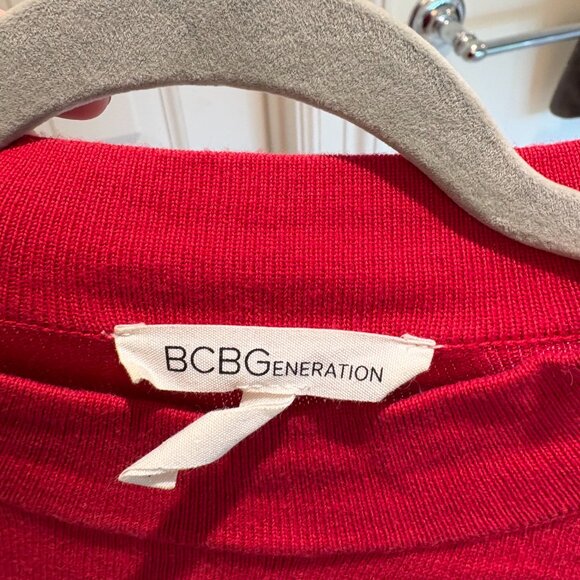 BCBGeneration Colorblock short sleeve Sweater - Picture 3 of 4
